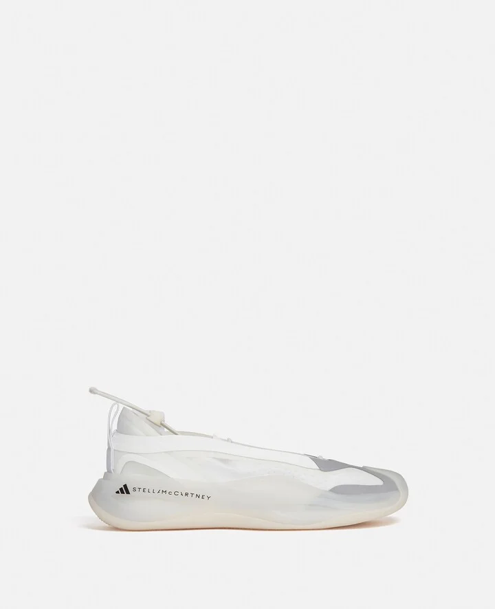 Stella McCartney - Sportswear Low Ground Running Sneakers, Woman, White, Size: 3h