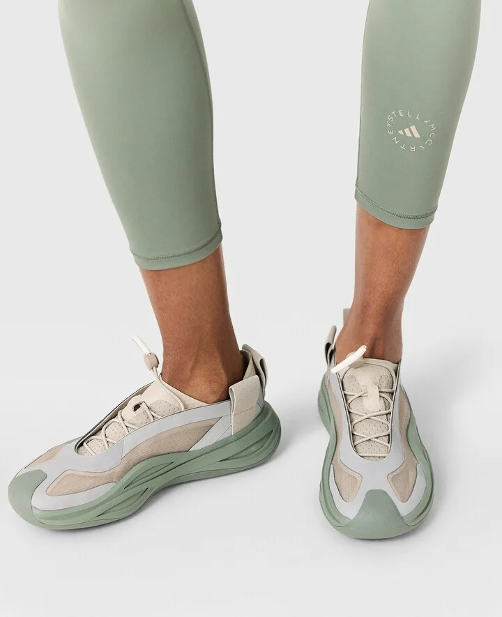 Stella McCartney - Sportswear Low Ground Trainers, Woman, Green, Size: 3h - Image 2