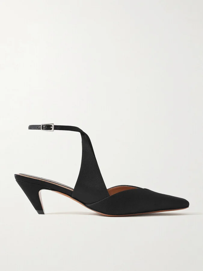 Stella McCartney - Spur Satin Pumps - Black