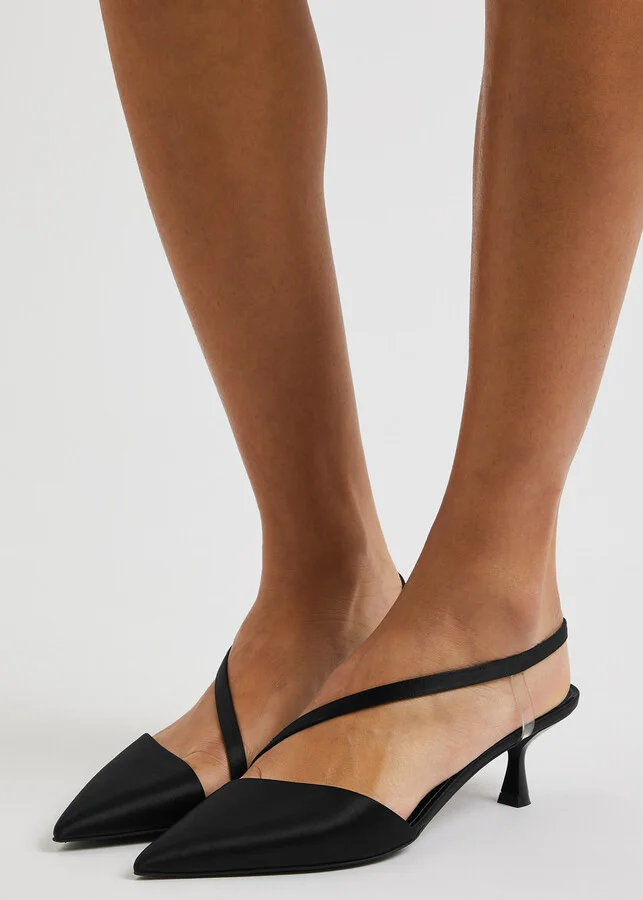 Stella Mccartney Stella Iconic 50 Satin Mules - Image 5