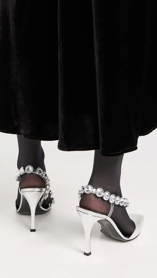 Stella McCartney Stella Iconic Eco Mirror Pumps - Image 3