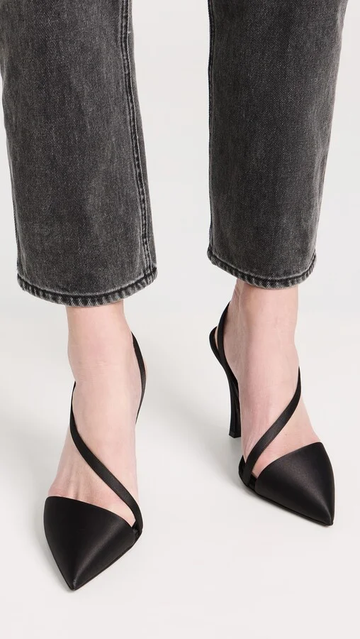 Stella McCartney Stella Iconic Recycled Satin Pumps - Image 4
