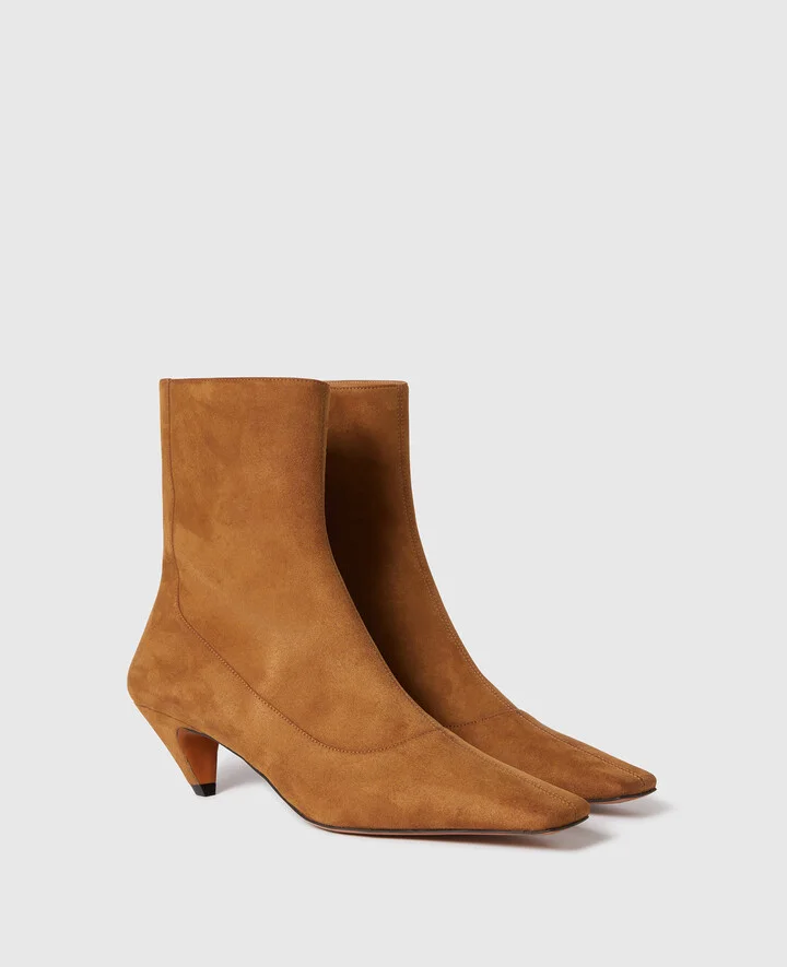 Stella McCartney - Stella Spur Ankle Boots, Woman, Pecan, Size: 35 - Image 2