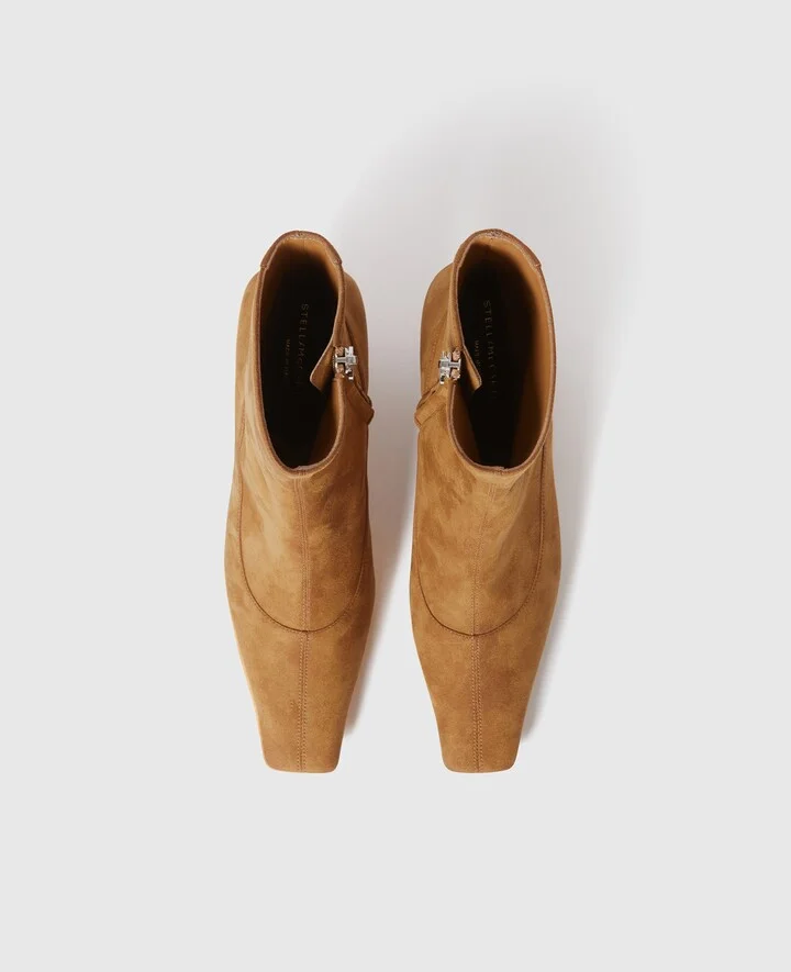 Stella McCartney - Stella Spur Ankle Boots, Woman, Pecan, Size: 35 - Image 4