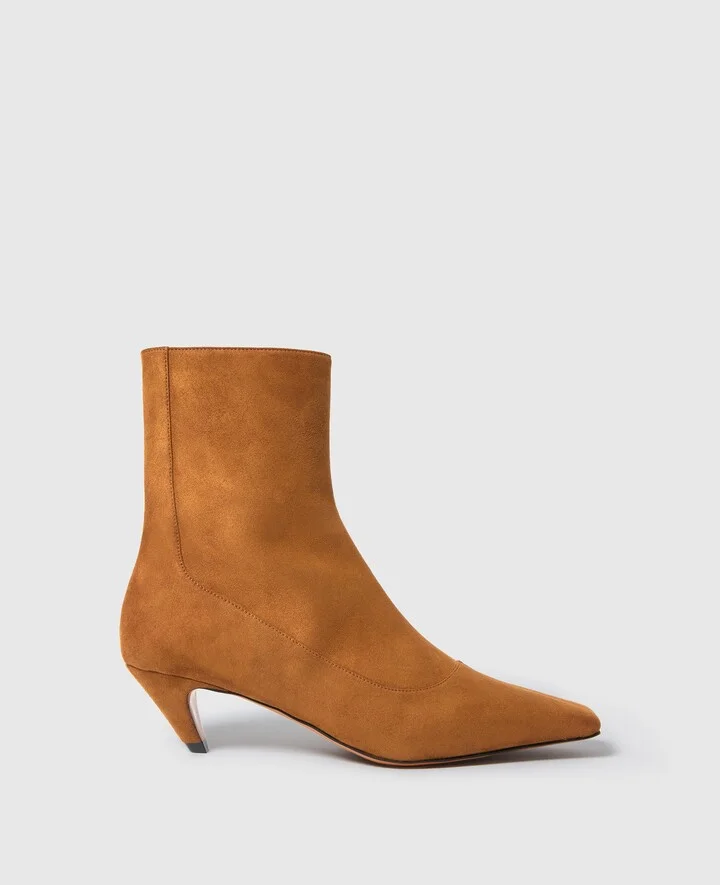 Stella McCartney - Stella Spur Ankle Boots, Woman, Pecan, Size: 35