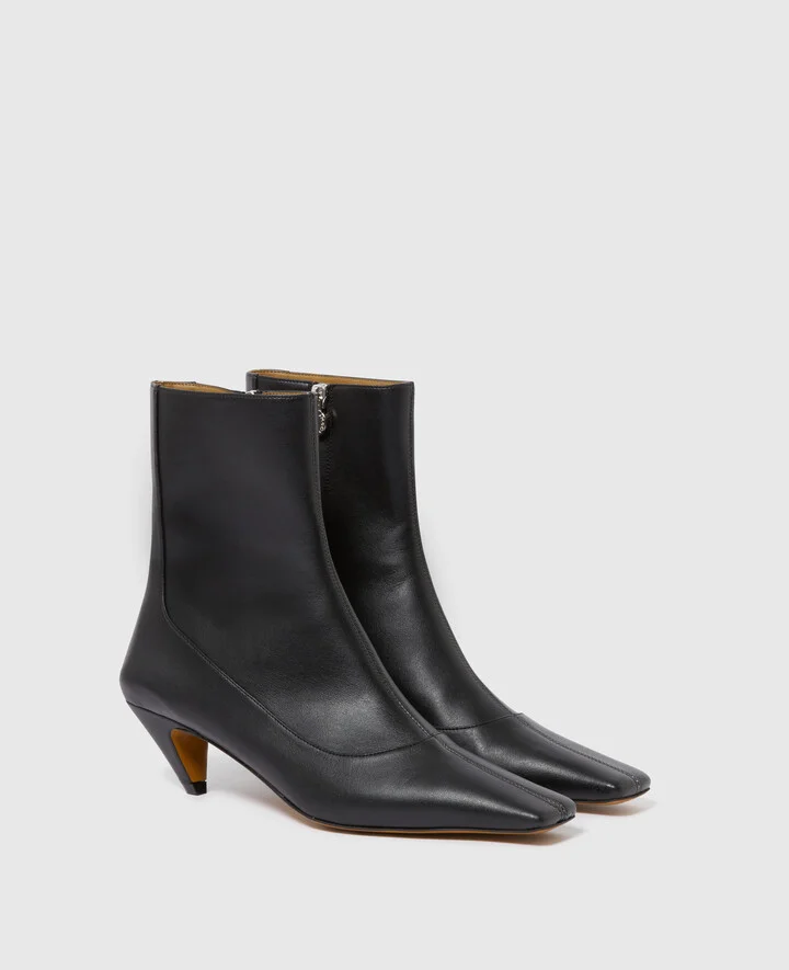 Stella McCartney - Stella Spur Heeled Ankle Boots, Woman, Black, Size: 35 - Image 2