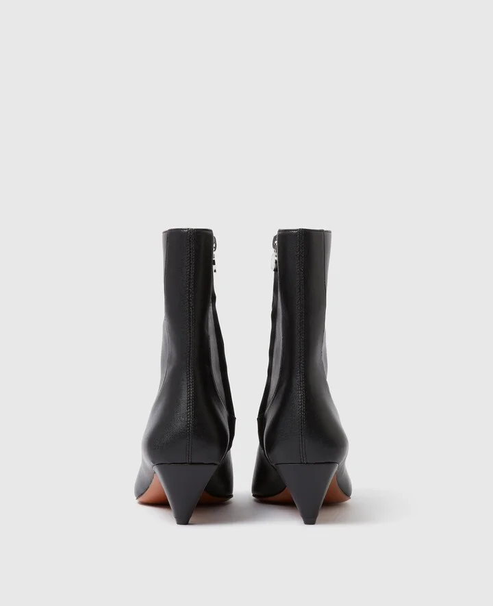 Stella McCartney - Stella Spur Heeled Ankle Boots, Woman, Black, Size: 35 - Image 3