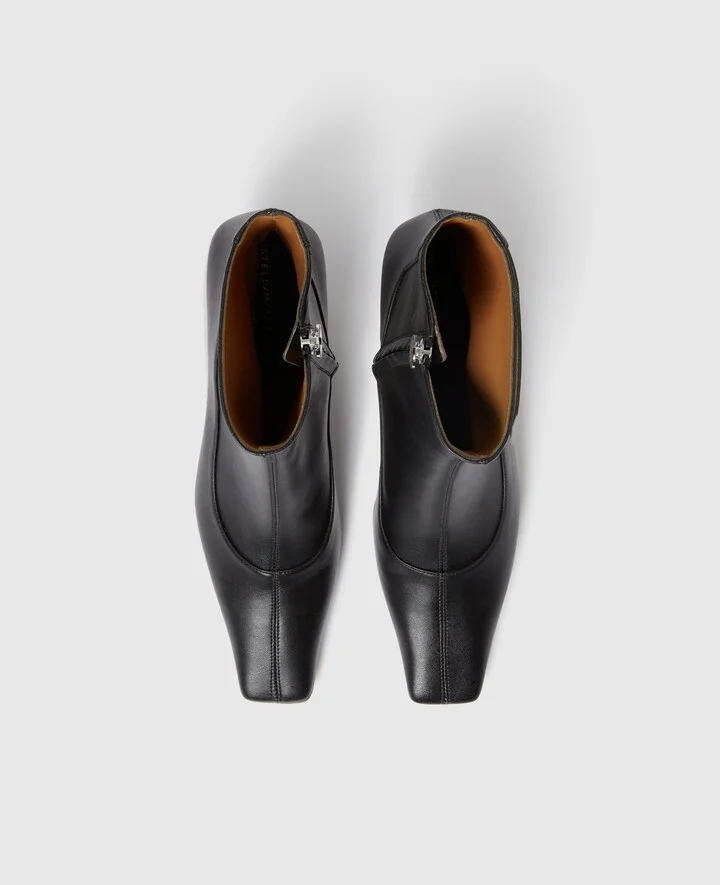 Stella McCartney - Stella Spur Heeled Ankle Boots, Woman, Black, Size: 35 - Image 4