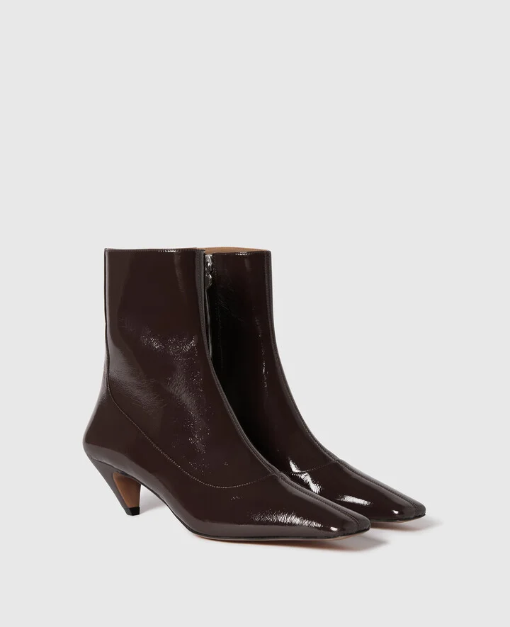 Stella McCartney - Stella Spur Heeled Ankle Boots, Woman, Moka, Size: 35 - Image 2