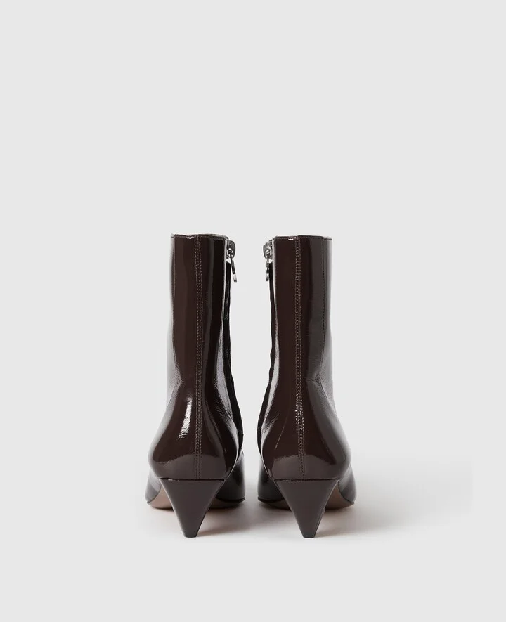 Stella McCartney - Stella Spur Heeled Ankle Boots, Woman, Moka, Size: 35 - Image 3