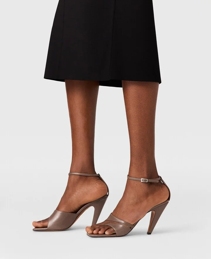 Stella McCartney - Stella Spur Heeled Pump, Woman, Taupe, Size: 35 - Image 2