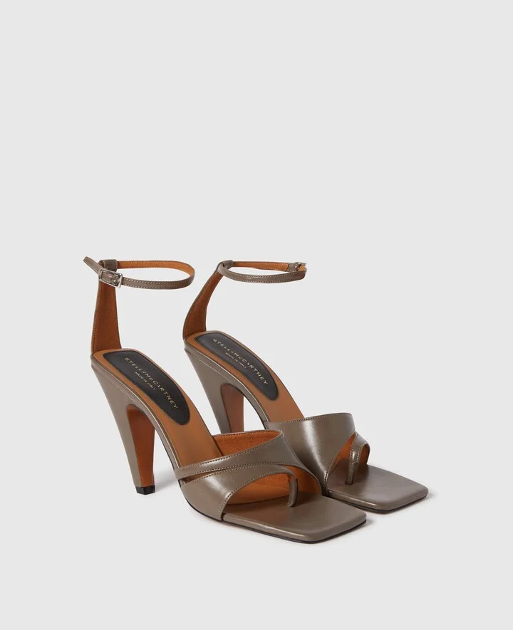 Stella McCartney - Stella Spur Heeled Pump, Woman, Taupe, Size: 35 - Image 3