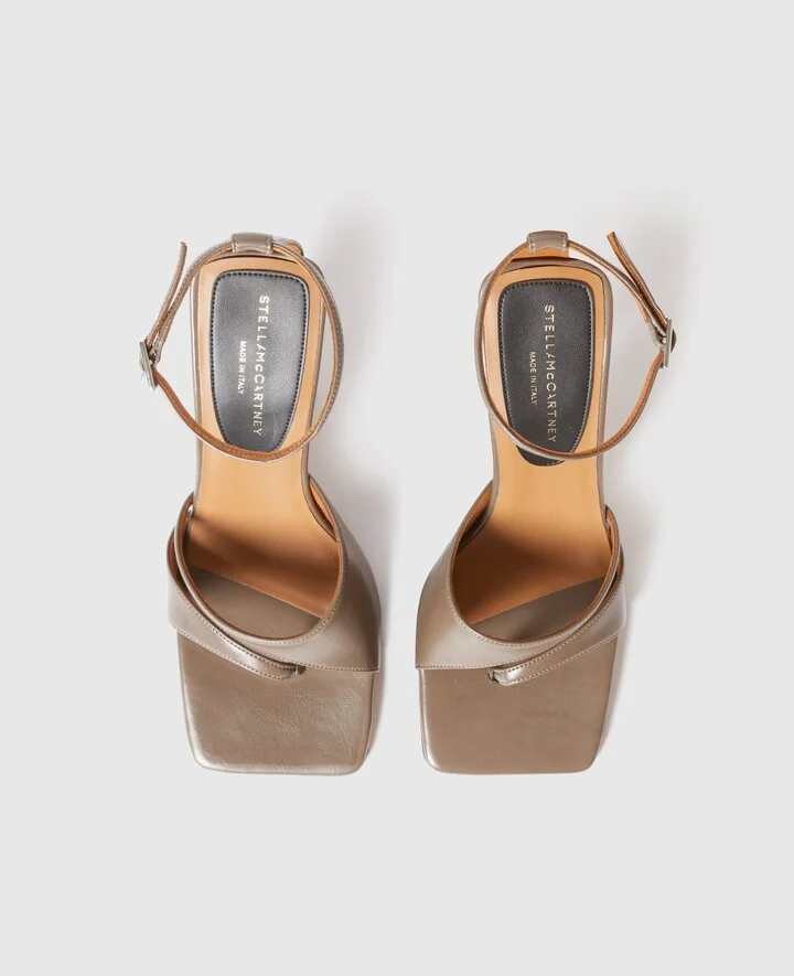 Stella McCartney - Stella Spur Heeled Pump, Woman, Taupe, Size: 35 - Image 5