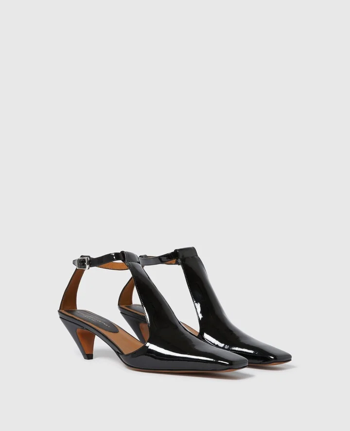 Stella McCartney - Stella Spur Kitten Heels, Woman, Black, Size: 35 - Image 2