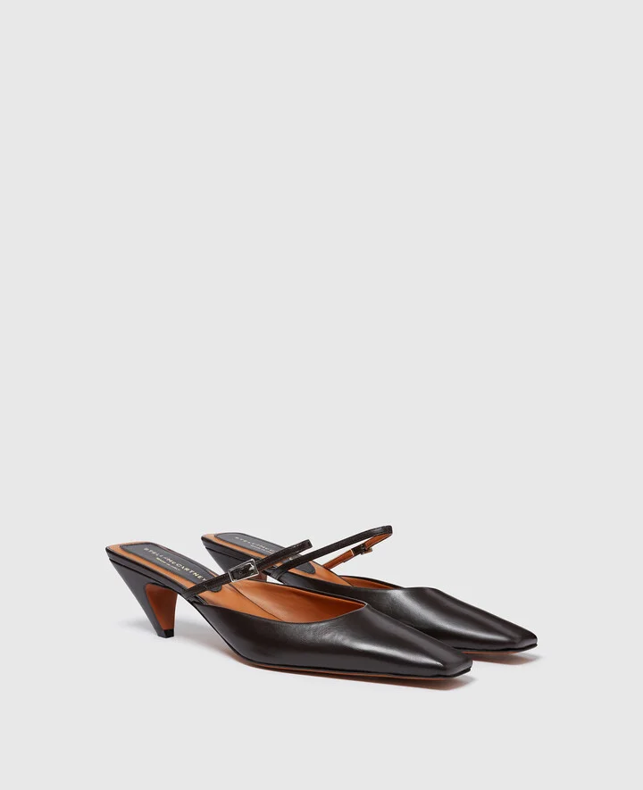 Stella McCartney - Stella Spur Kitten Heels, Woman, Black, Size: 36 - Image 2