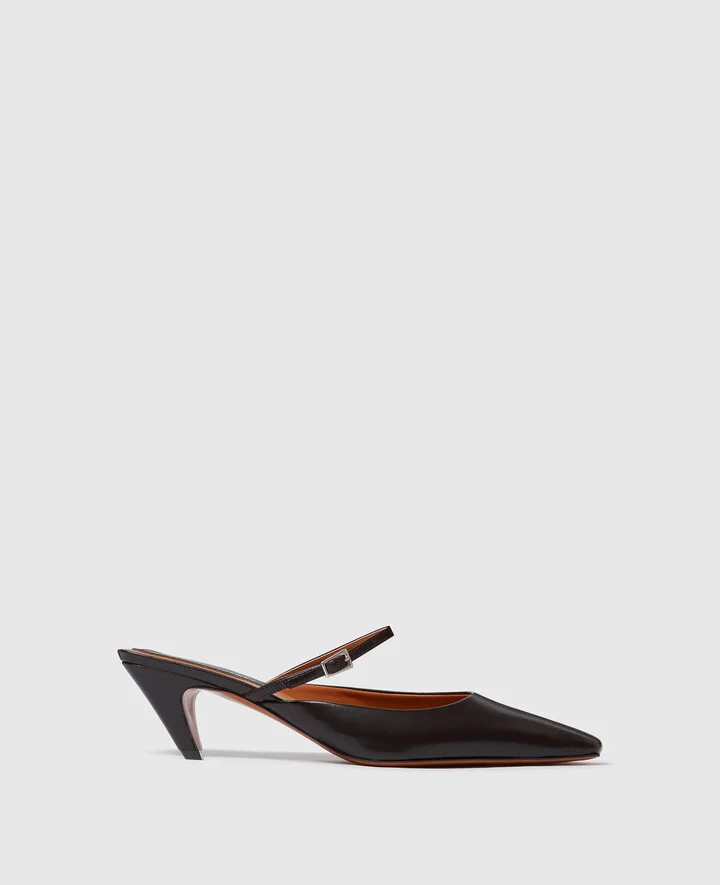 Stella McCartney - Stella Spur Kitten Heels, Woman, Black, Size: 36