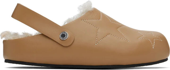 Stella McCartney Tan Elyse Clogs