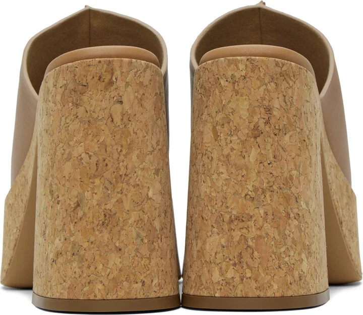Stella McCartney Tan Skyla Platform Mules - Image 2