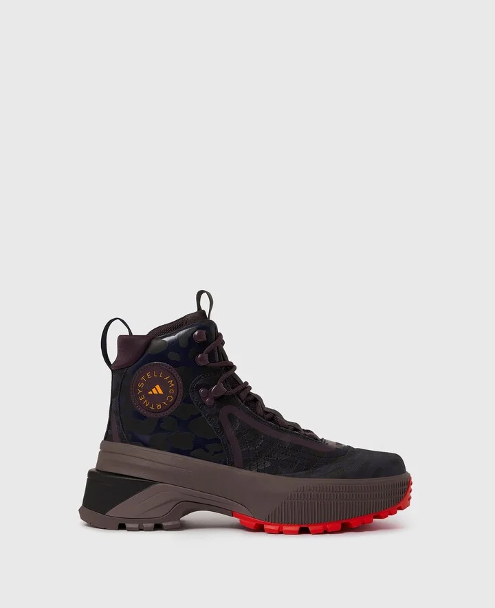 Stella McCartney - Terrex Hiking Boots, Woman, Charcoal/Legend Ink/Active Red, Size: 8h