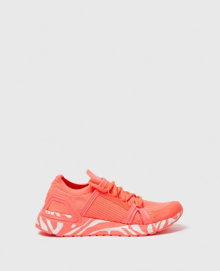 Stella McCartney - Ultraboost Running Sneakers, Woman, Turbo Pink/White, Size: 3h