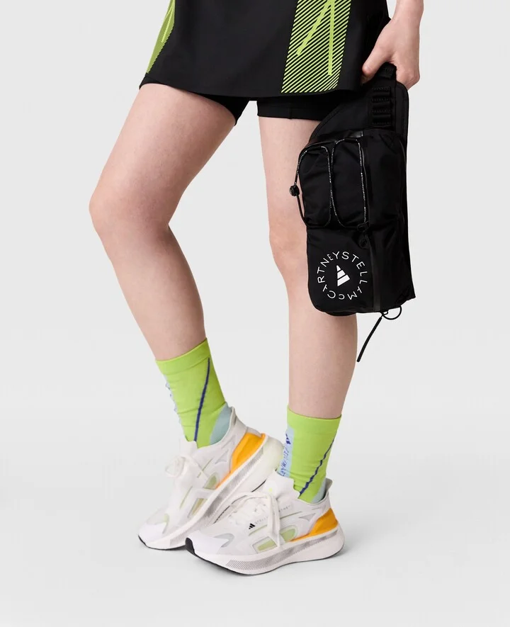 Stella McCartney - Ultraboost Running Sneakers, Woman, White/Semi-Solar Slime/Yellow, Size: 6 - Image 2
