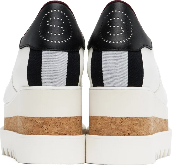 Stella McCartney White Sneak-Elyse Platform Sneakers - Image 2