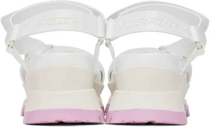 Stella McCartney White Trace Sandals - Image 2