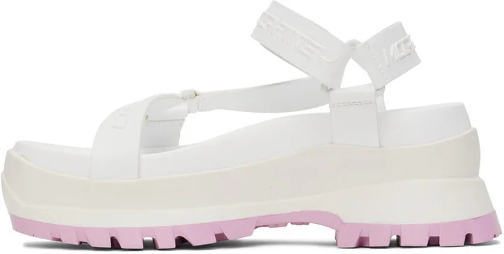 Stella McCartney White Trace Sandals - Image 3