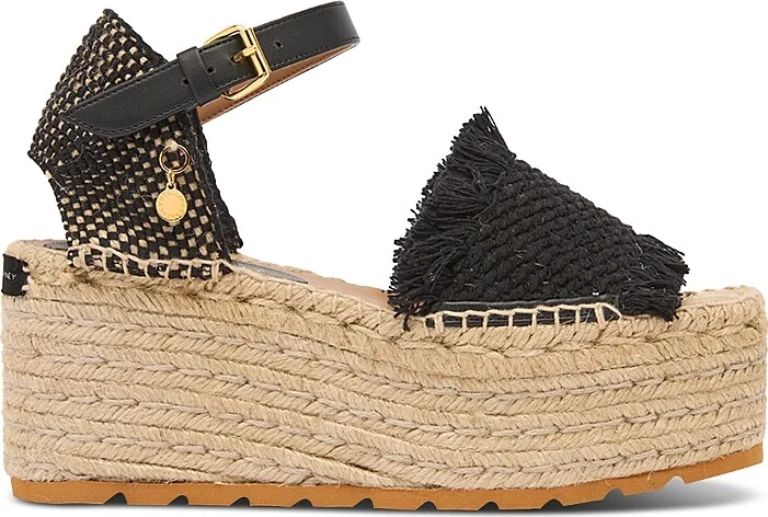 Stella McCartney Women's Gaia Platform Espadrille Wedge Sandals