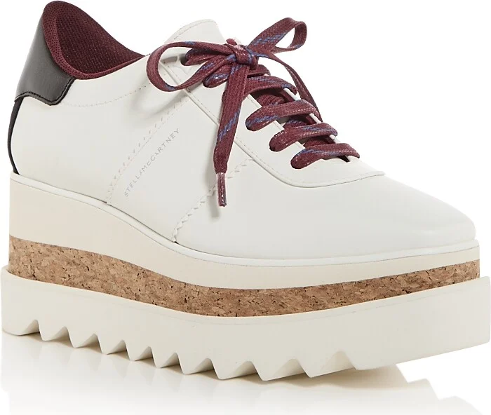 Stella McCartney Women's Sneak Elyse Platform Wedge Sneakers