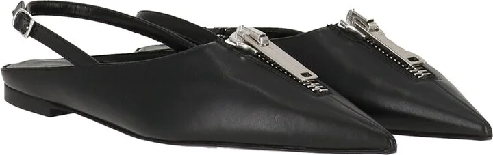 Stella McCartney Zipit Slingback Flat