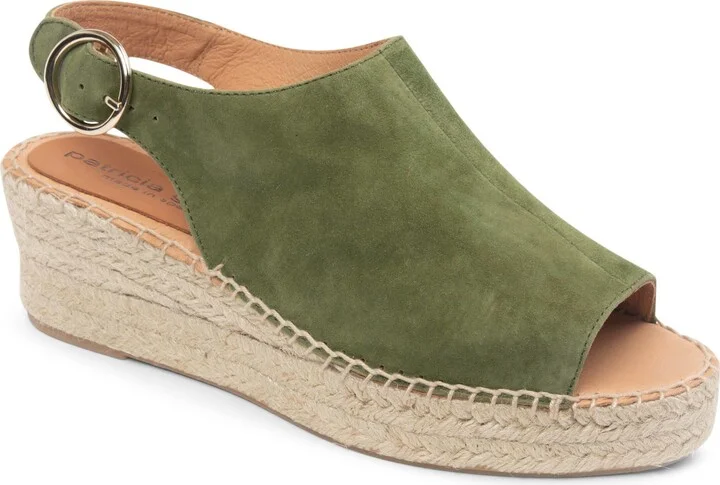 Stella Slingback Espadrille Platform Wedge Sandal