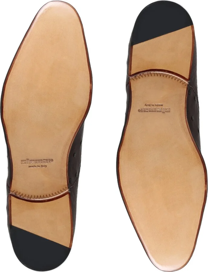 Stemar Ostrich Derby Shoes - Image 3