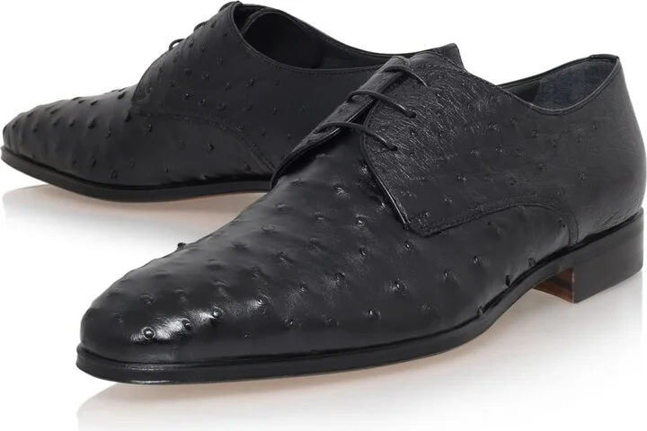Stemar Ostrich Derby Shoes - Image 4
