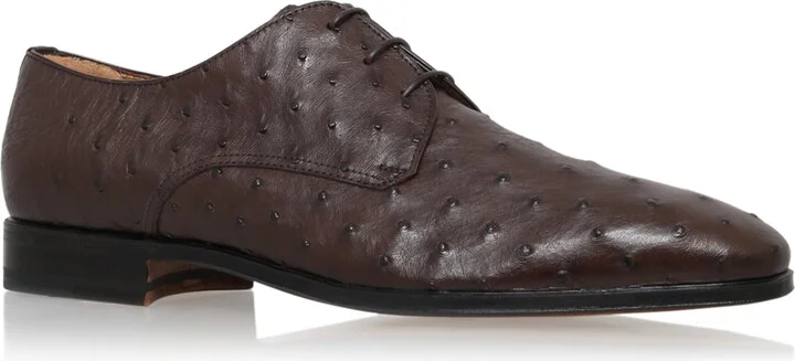 Stemar Ostrich Derby Shoes