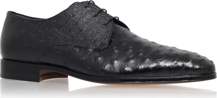 Stemar Ostrich Derby Shoes