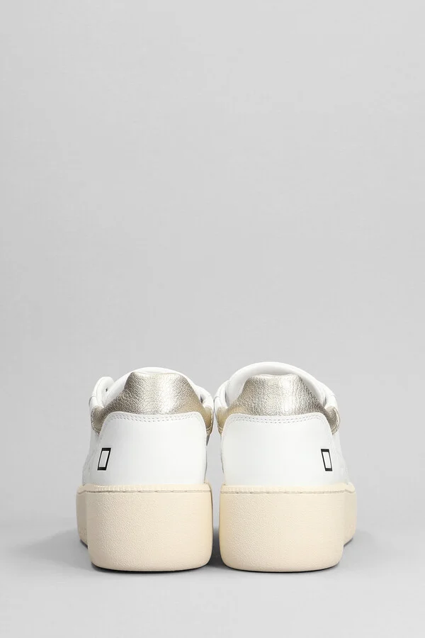 Step Sneakers In White Leather - Image 4