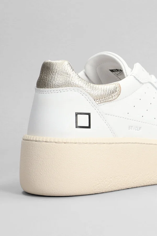 Step Sneakers In White Leather - Image 5