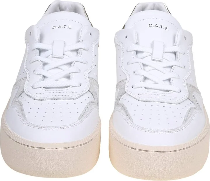Step Sneakers In White Leather - Image 2