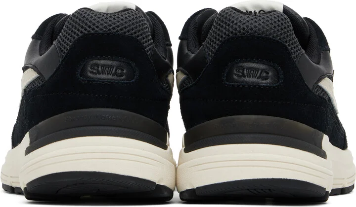 Stepney Workers Club Black Amiel S-Strike Suede Sneakers - Image 2