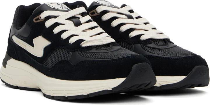 Stepney Workers Club Black Amiel S-Strike Suede Sneakers - Image 4