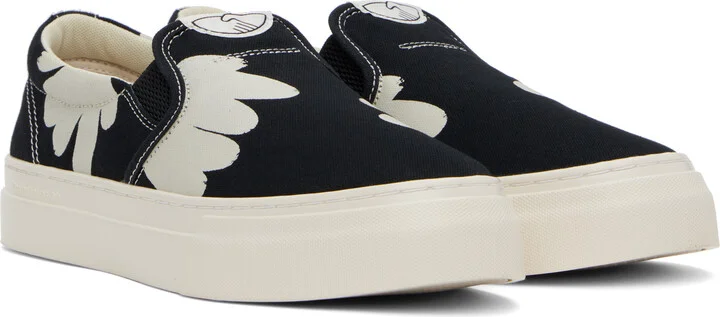 Stepney Workers Club Black & White Lister Cup Shroom Hands Sneakers - Image 4