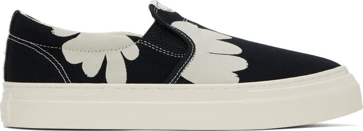 Stepney Workers Club Black & White Lister Cup Shroom Hands Sneakers
