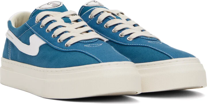 Stepney Workers Club Blue & White Dellow S-Strike Cup Canvas Sneakers - Image 4