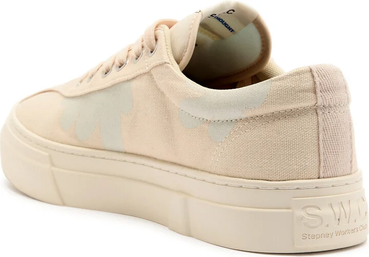 Stepney Workers Club Dellow Printed Canvas Sneakers - Image 2