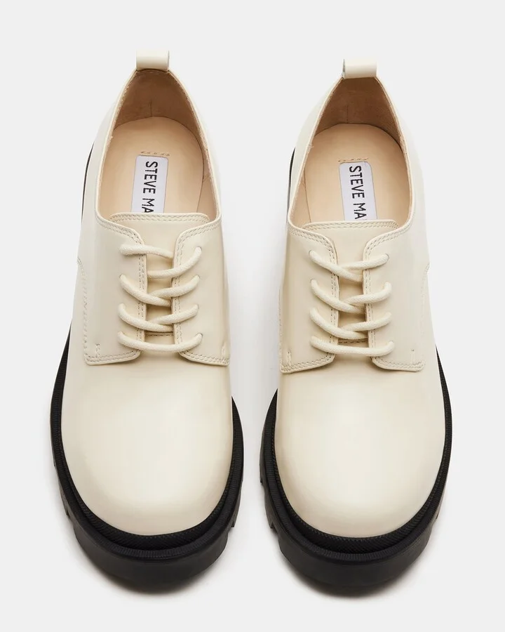 Stepper Cream Leather - Image 4