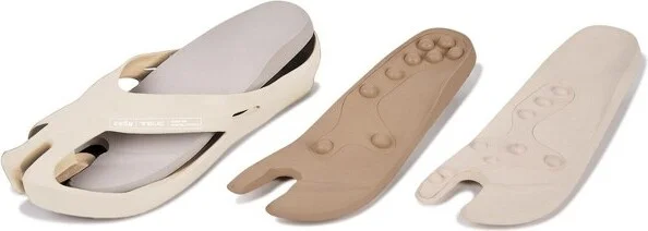 Steppingstones Men Therapeutic Sandals With 3-In-1 Removable Insoles Neon Blue/space Grey - Image 3