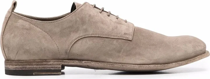 Stereo lace-up derby shoes