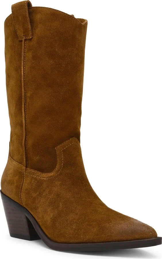 Stetson Suede Western Boot