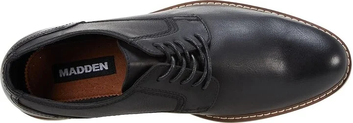 Steve Madden Ajapp Oxford Men's Shoes Black : 7.5 D - Medium, Synthetic - Image 2